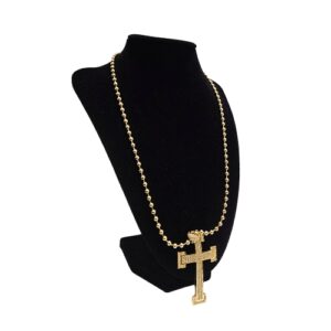 CADENA DE ORO 14 KT TIPO MILITAR BOLEADO