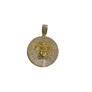 DIJE DE ORO 10 KT FIGURA VERSACE