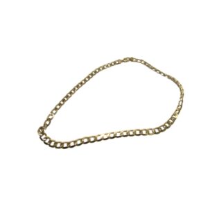 CADENA DE ORO 14 KT ESLABÓN CLÁSICO DIAMANTADA