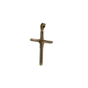 DIJE DE ORO 14 KT CRUZ ORO NACIONAL