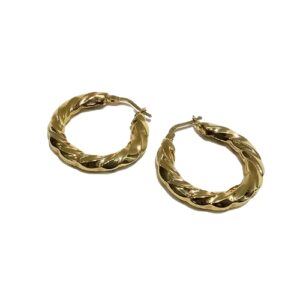 ARRACADAS DE ORO 10 KT ITALIANO